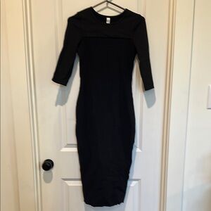 lululemon athletica Black Midi Dress
